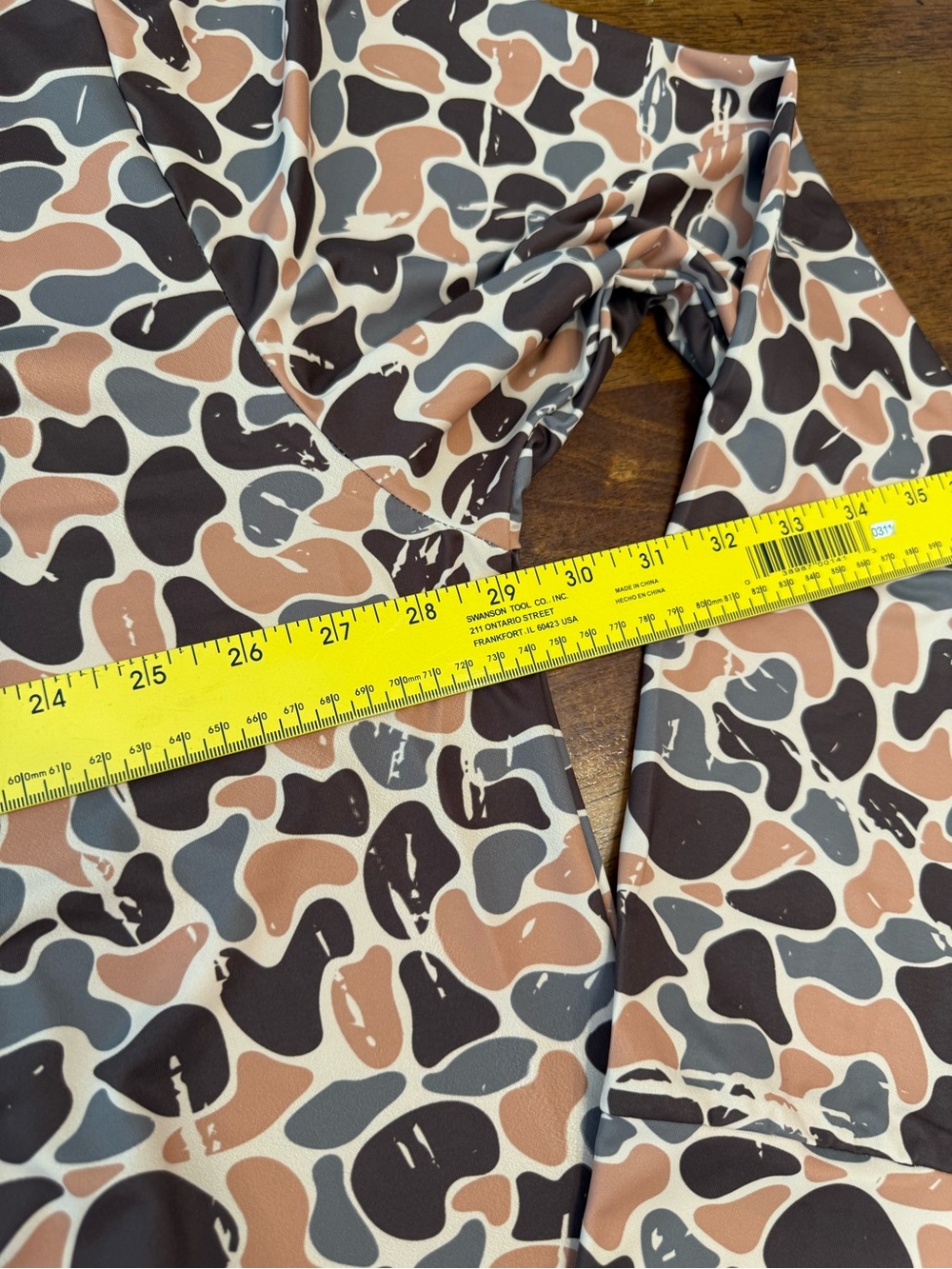FIELDSTONE Woodlands Camo Performance Hoodie R782 Men's 4XL Lightweight Dry-Fit - Picture 4 of 9